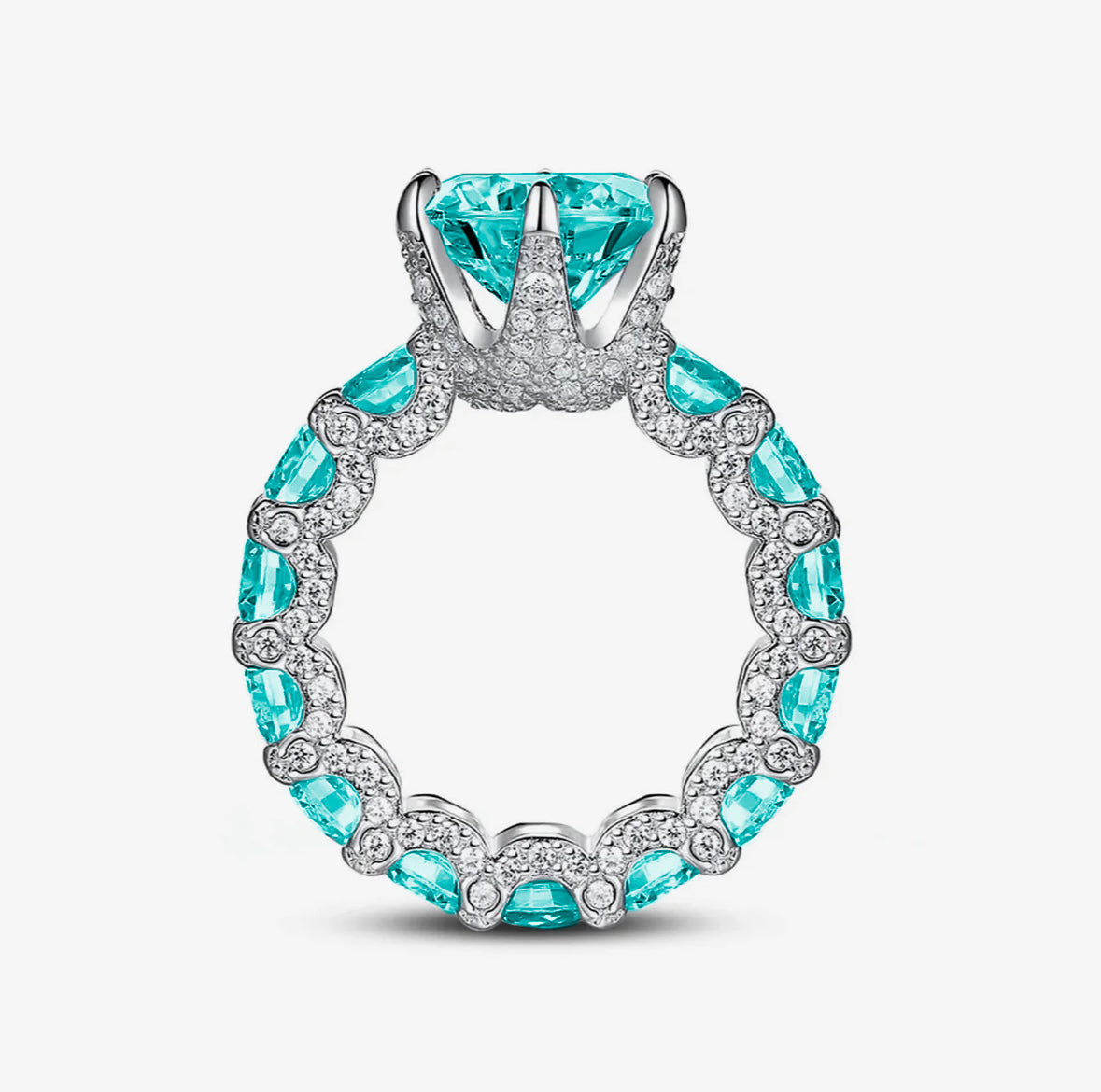 Anello di Lusso in Argento Sterling 925 e Oro 18K