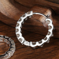 2,6 ct D-Farbe-Moissanit-Ohrringe für Damen