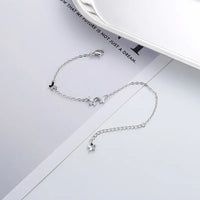 Bracelet Papillon Fleur pour Femme Argent S925 Réglable