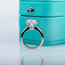 Anello di fidanzamento da donna con moissanite colorata D da 1 ct a 5 ct