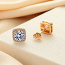 Clous d’Oreilles Moissanite Certifiés en Argent 925