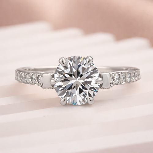 Anillo Lazo Brillante – Moissanita 3.0ct | Plata S925