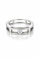 Bague Horizon — un éclat libre en mouvement