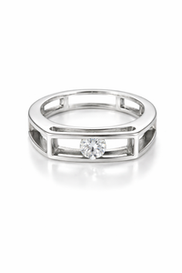 Bague Horizon — un éclat libre en mouvement