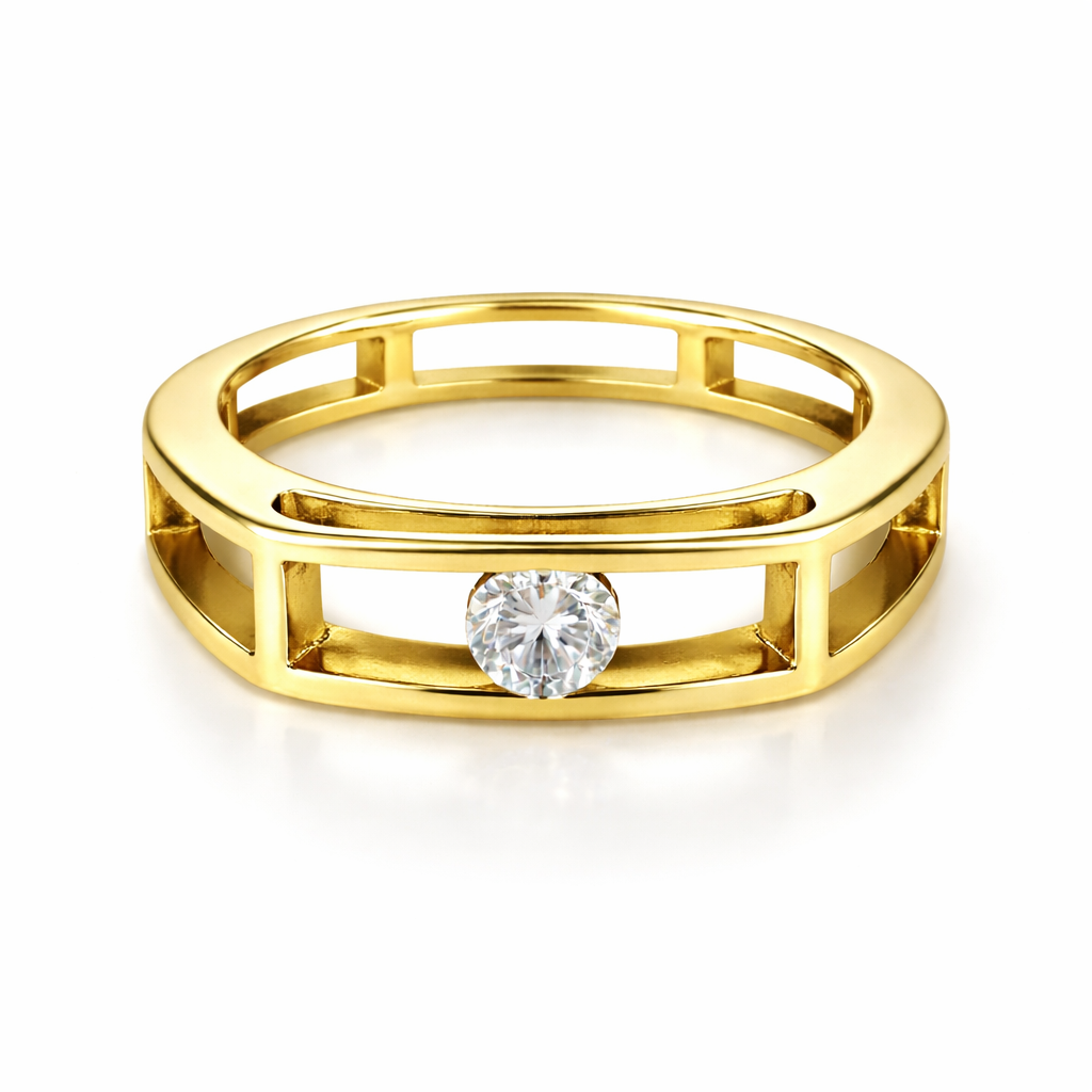 Bague Horizon — un éclat libre en mouvement