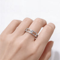 Bague Horizon — un éclat libre en mouvement