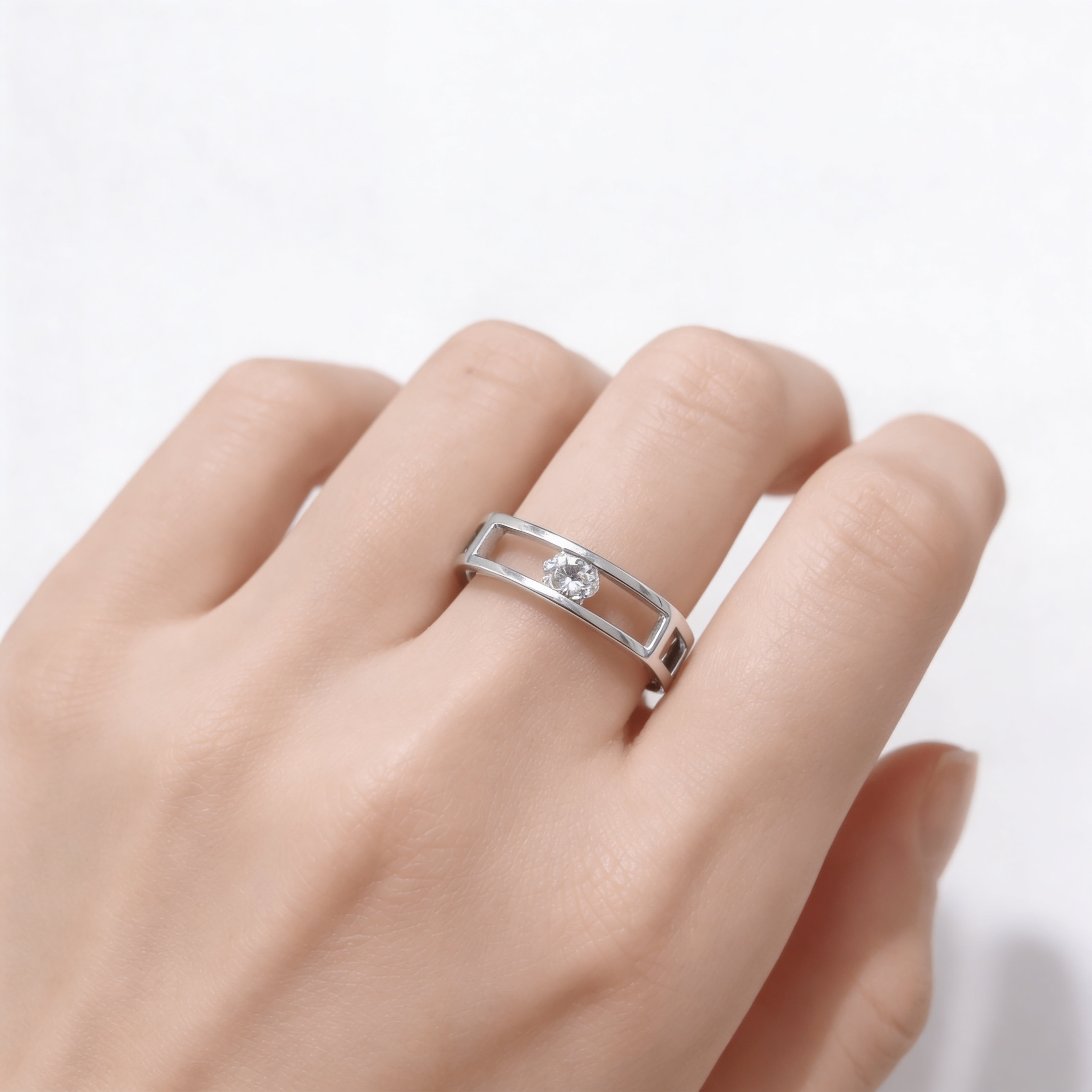 Bague Horizon — un éclat libre en mouvement