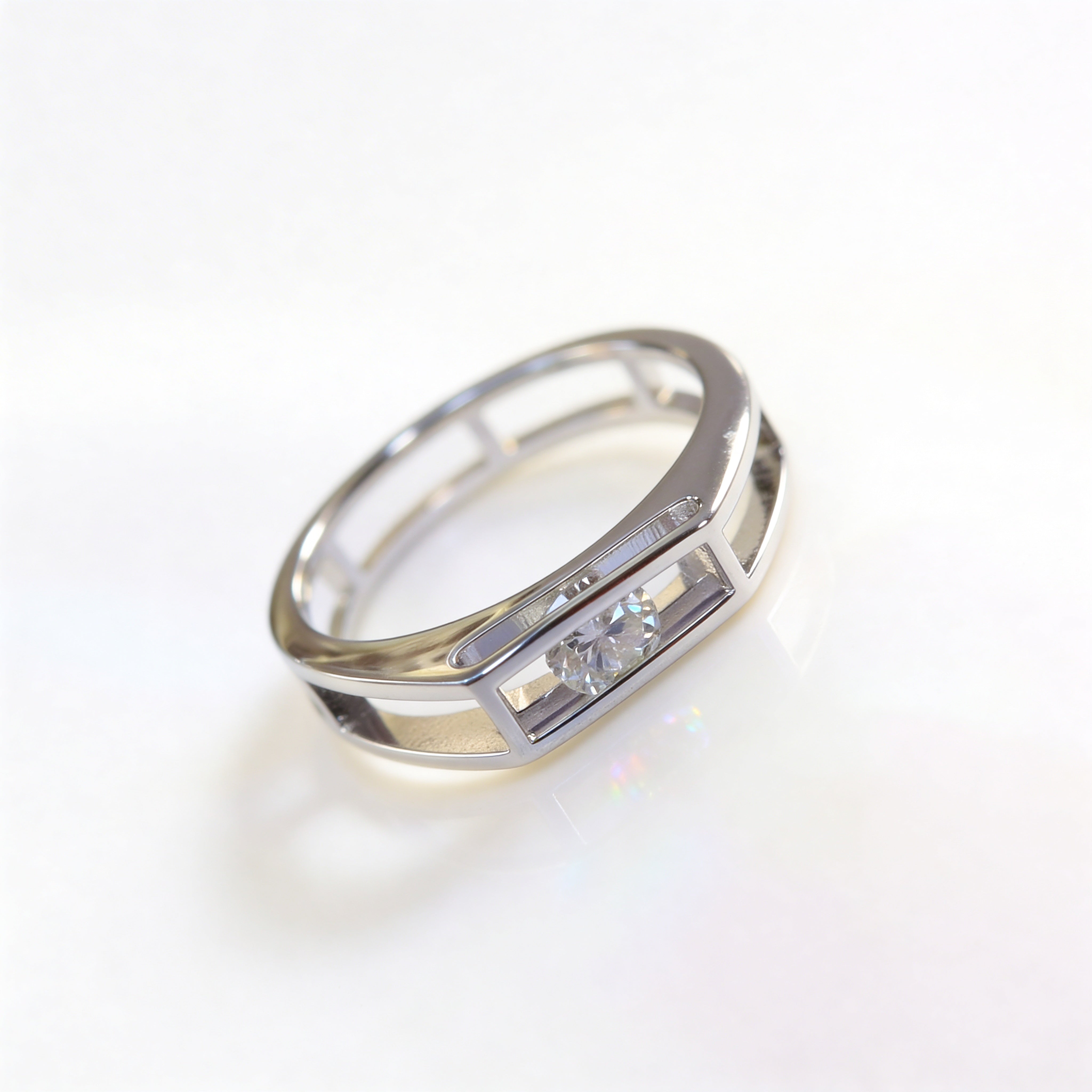 Bague Horizon — un éclat libre en mouvement