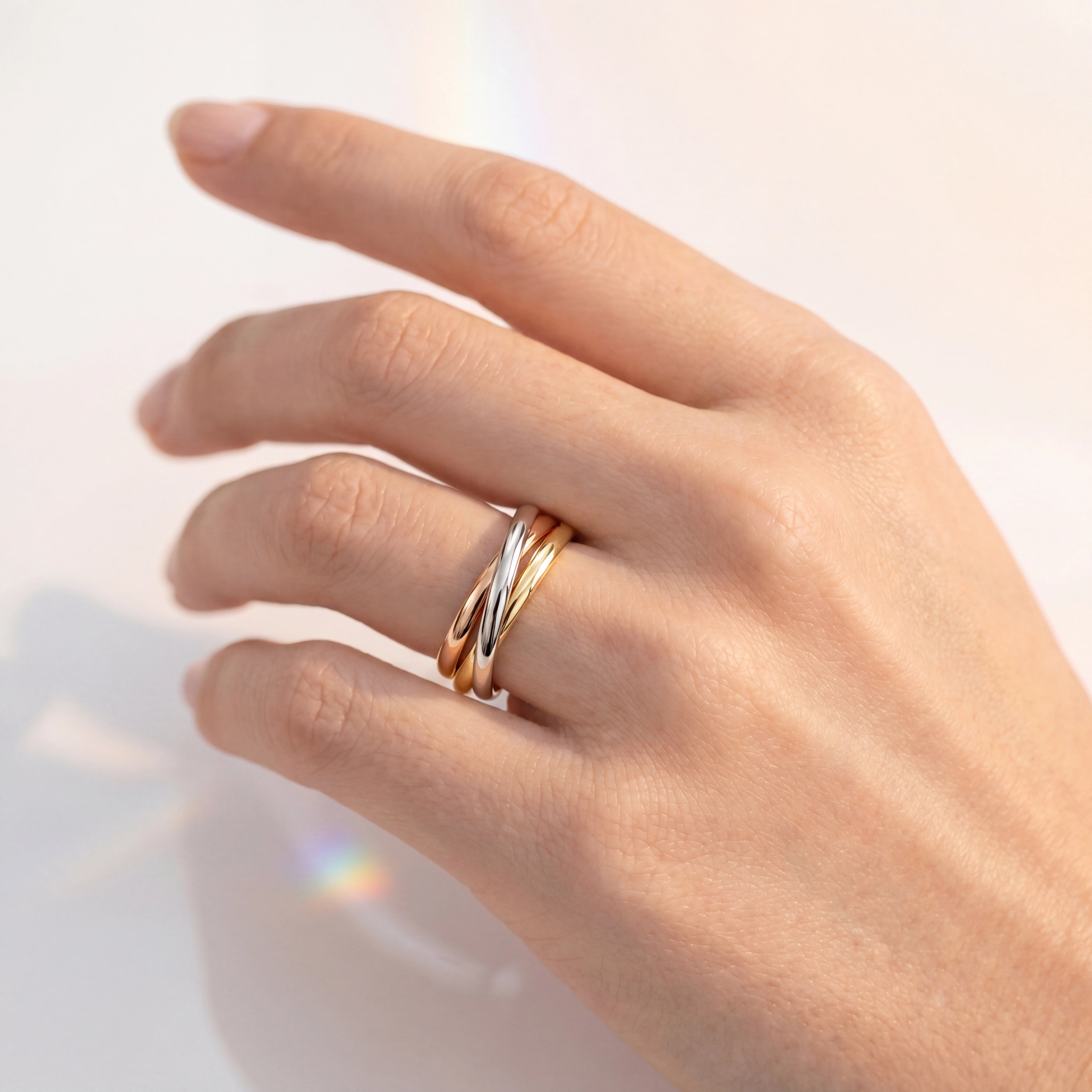 Trilogy Ring — Three Sparkles in Motion